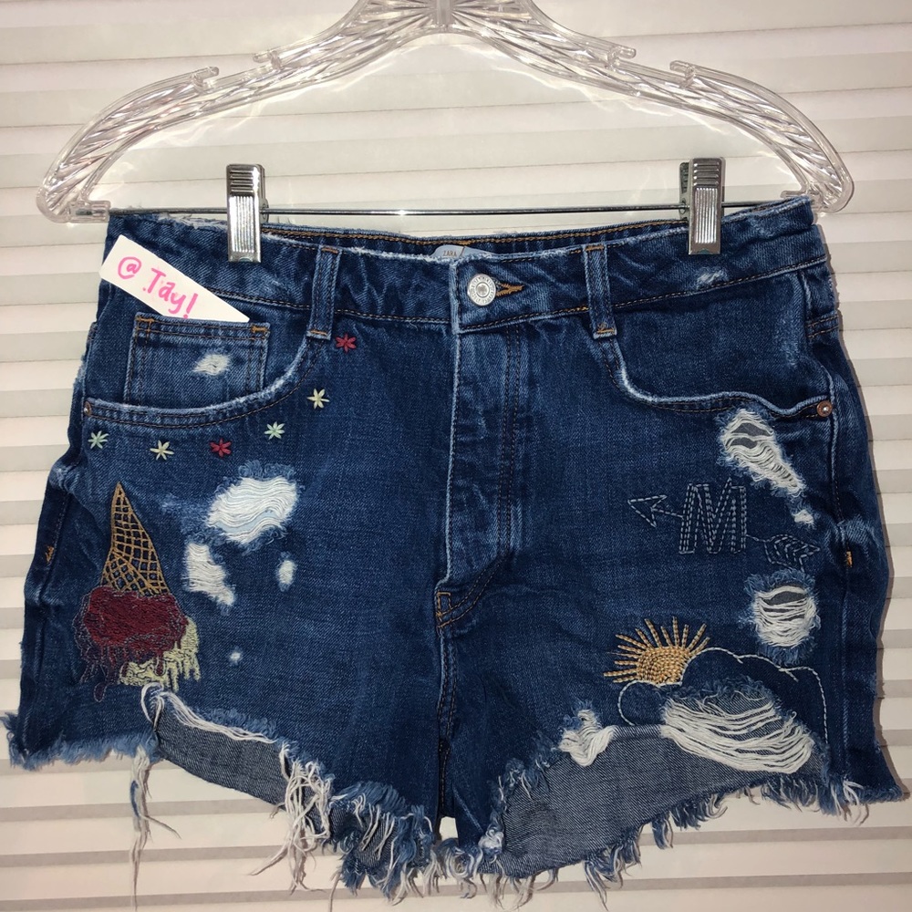 ZARA High Waisted Shorts